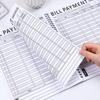 28x22,5 см Трекер оплаты счетов Большой ежемесячный контрольный список оплаты счетов для семей и финансовых менеджеров