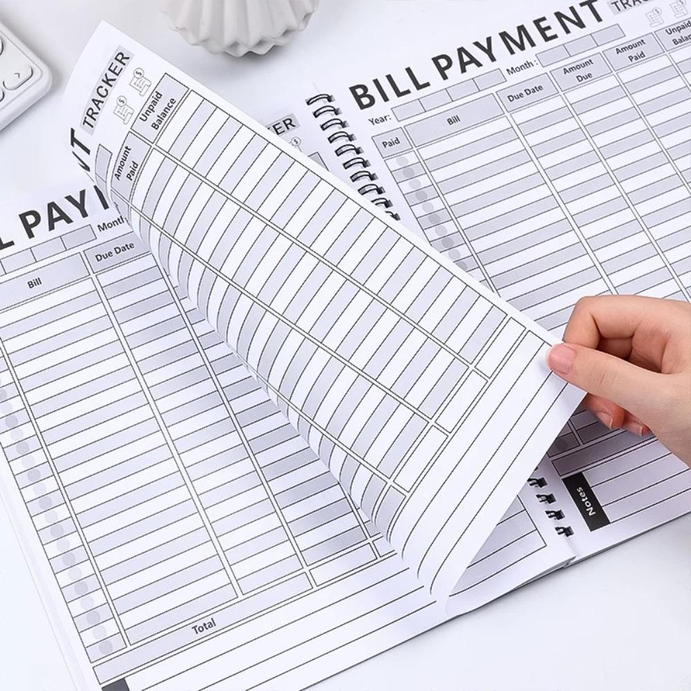 28x22,5 см Трекер оплаты счетов Большой ежемесячный контрольный список оплаты счетов для семей и финансовых менеджеров