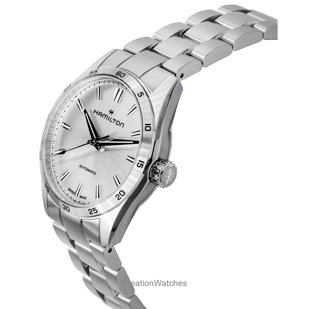 Hamilton Jazzmaster Performer Нержавеющая сталь Серебряный циферблат Автоматические H36105150 100M Женские часы