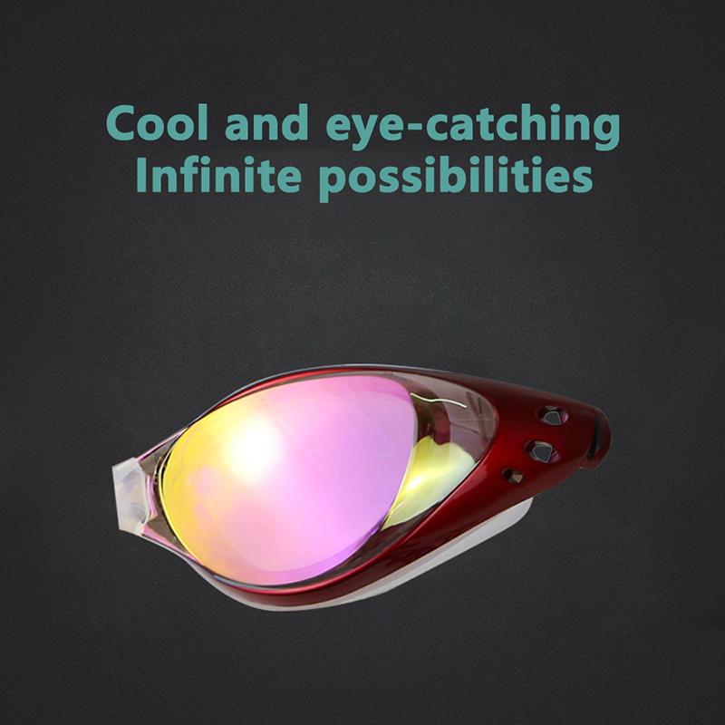 Swimming Goggles For Men Women Anti-Fog Uv Prescription Waterproof Silicone Adjust Swim Pool Eyewear Adults Kids Diving Glasses