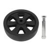 8in Trailer Jack Universal Wheel 1500lbs Rotating Support Rugged Durable Replacement Wheel for Lawnmowers Utility Carts