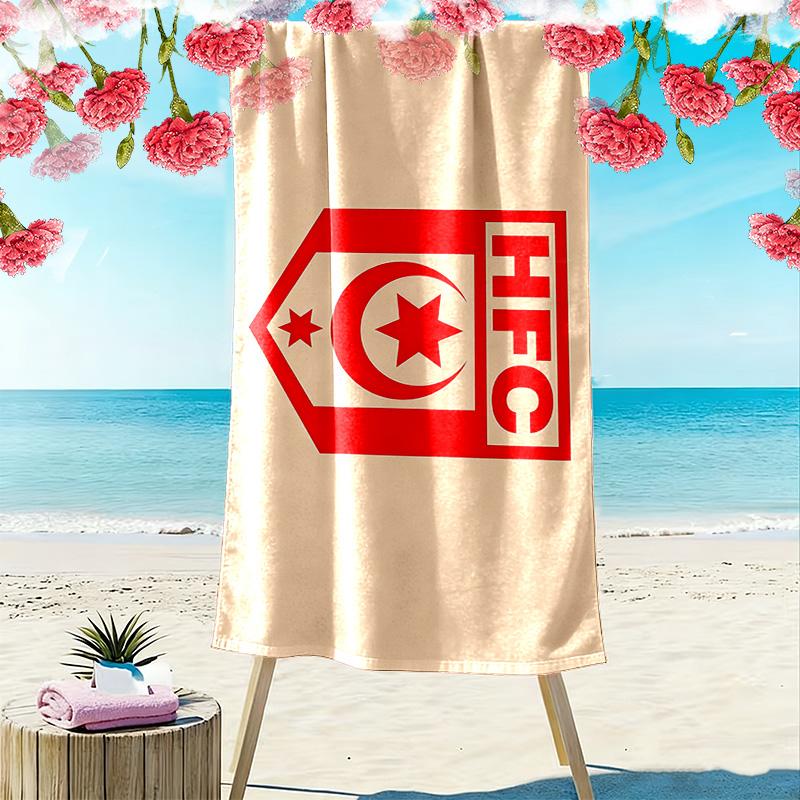 Hallescher FC Print Beach Towel, Large Soft Quick Dry Towel for Beach Camping Swimming