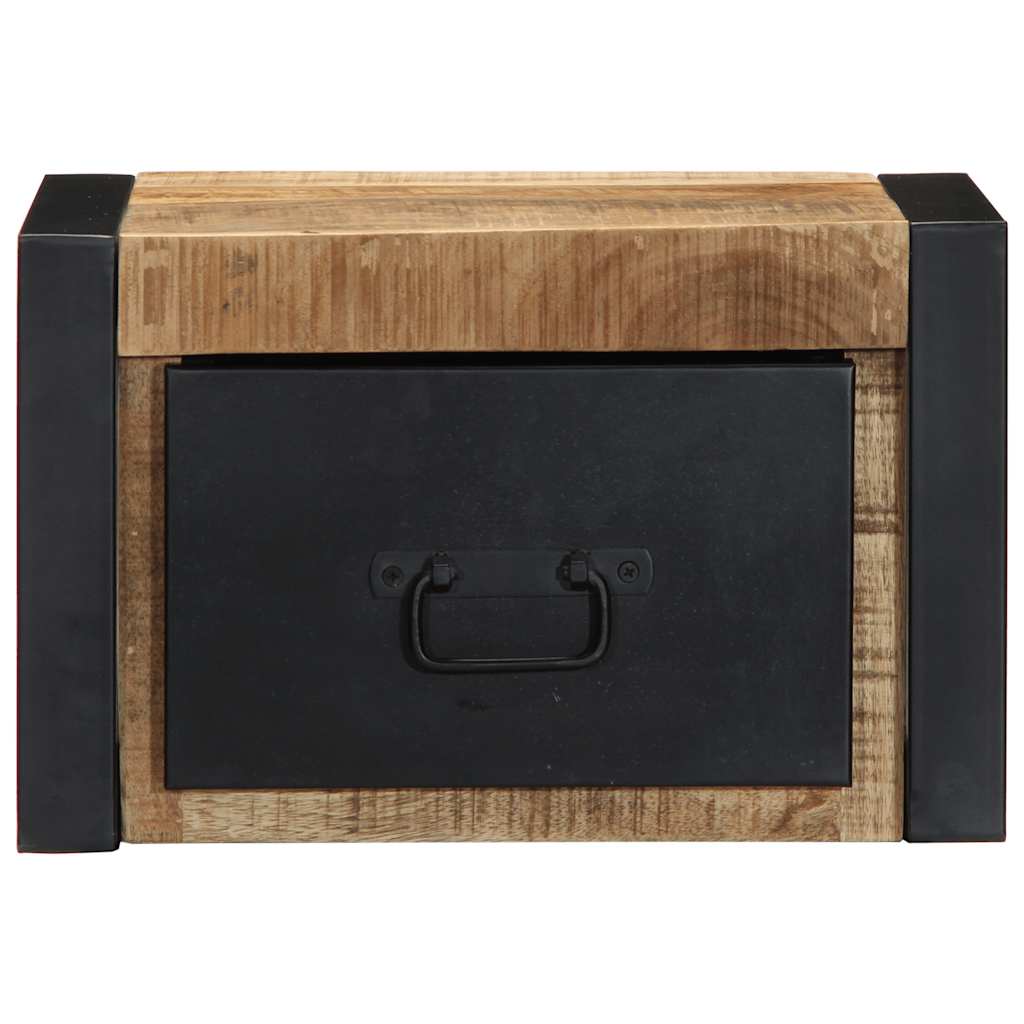 Nightstands 2 pcs 40 x 35 x 25 cm Rough Solid Mango Wood