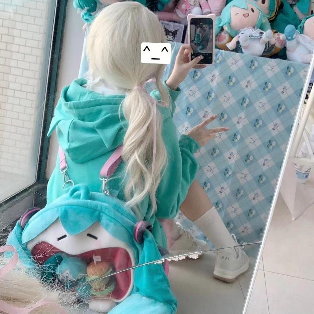 Harajuku Kawaii Y2k Стильные толстовки для женщин японский стиль Sweet Cat Ear на молнии большие толстовки с капюшоном куртка