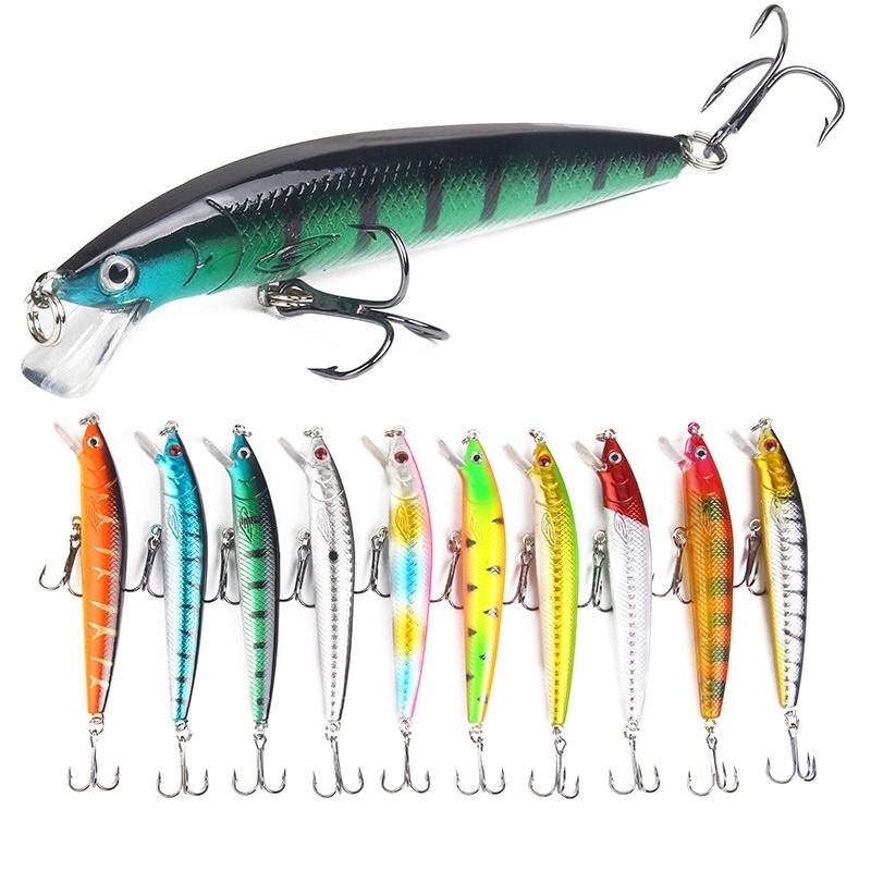 Wobbler Pike Zander Perch Catfish 9G 10 Cm F156E