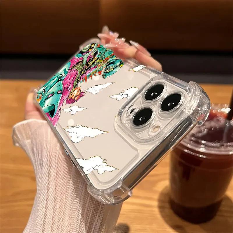Чехол-подушка от падения с четырьмя углами J-JoJo's Bizarre Adventure для iPhone 17 Air 16 15 14 Plus 13 12 11 Pro Max XS Max X XS