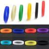 New Fashion Trendy Silicone Rubber Wristband Flexible Wrist Band Cuff Bracelet Bangle 1Pcs