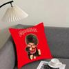 MMonchhichi Cute Cushion Cover Pillowcase Ultra Soft Skin Friendly Fabric Cloud Like Comfort Concealed Zipper