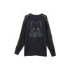 Puma Футболка унисекс с длинным рукавом и круглым вырезом, с принтом в виде букв, черная 627264-01