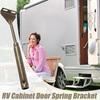 RV Door Support Strut Metal Hardware Spring Loaded Door Cabinet Strut RV Accessories Parts Lift Support for Retaining Bracket