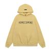 Mens Oversized Hooded Sweatshirt With Front Heat-Pressed Streetwear Casual Pullover Cotton Long Sleeve