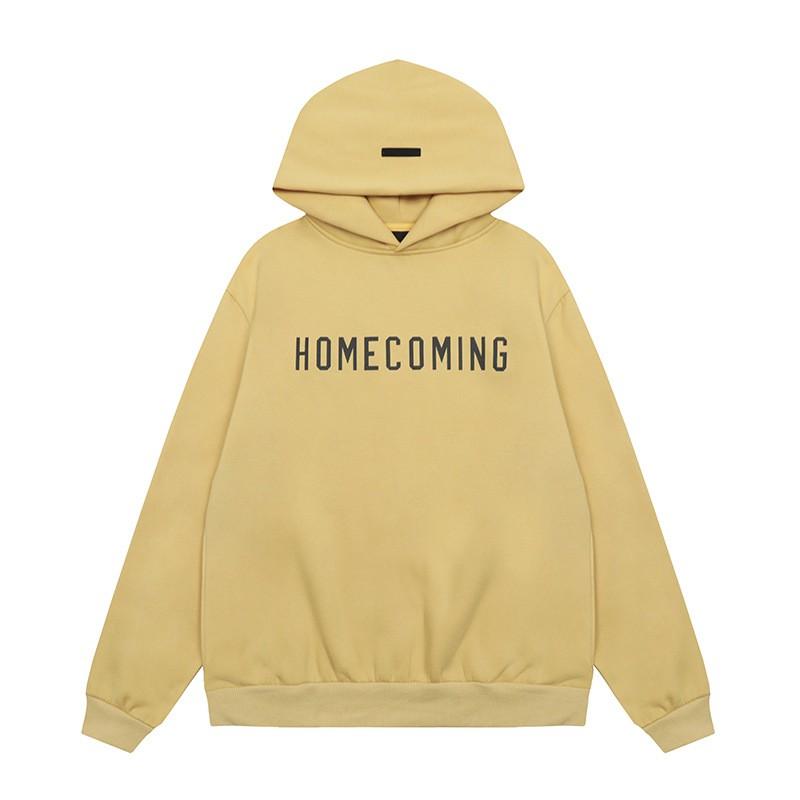 Mens Oversized Hooded Sweatshirt With Front Heat-Sealed Print Cotton Pullover Casual Streetwear