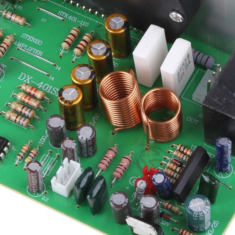 2.0-канальный AC Dual 24V-28V STK401 Толстопленочная серия Усилитель мощности Плата 140 Вт + 140 Вт Стерео