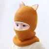 Thickened Knitted Baby Hats Keep Warm Warm Fleece Hats Cute Style Cute Cat Ears Hats  Cold Weather