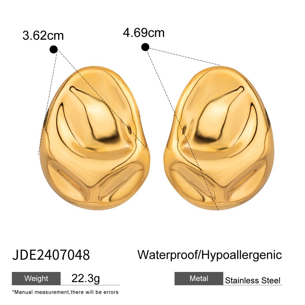 Jewelry for Women Trendy Fashion Earrings Design Sense Stainless Steel Non-Fading Ear Jewelry Daily