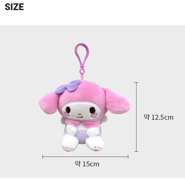 Daiso Южная Корея Sanrio Моя Мелоди Ангелочек Плюшевый Брелок