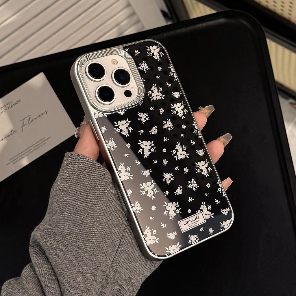 Gilded Flower Apple 16 Promax Mobile Phone Case 16 Suitable for IPhone 15 Anti Fall 14 Dark Wind 13 Hard Advanced