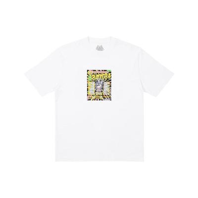 Palace Футболка Scratchy Белые топы унисекс P24TS103