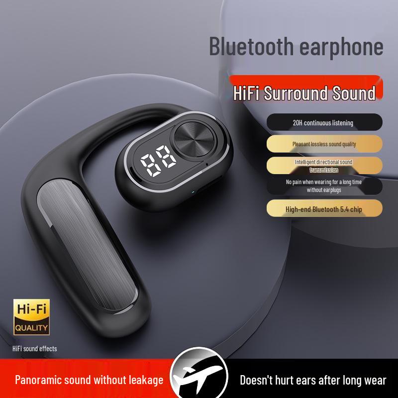 Беспроводные Bluetooth-наушники M35 с открытым ухом и воздушной проводимостью для спорта и бега со стереозвуком 5.3.