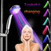 LED 7 Colors Shower Head Water Glow Light Colorful Changing LED Shower Light