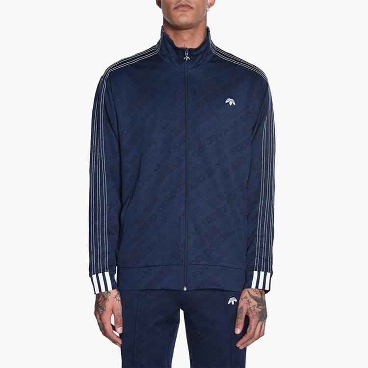 Adidas Originals Trefoil X Alexander Wang Спортивная повседневная куртка Мужская верхняя одежда Indigo CF1084