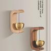 Dopamine Wind Chime: Beech & Brass Magnetic Car Gift Pendant