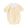 Cream De Coco Softly Twisted Pile Two-Way All-in-One [Crotch Snaps/2-Way] Newborn, 50-70cm (Cream)
