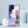 Эстетичный Аниме Пейзаж Чехол для Телефона Для Samsung Galaxy S24 S25 Edge S26 Ultra S22 S23 Plus S21 + S20 FE Мягкий ТПУ Задняя Крышка Galax