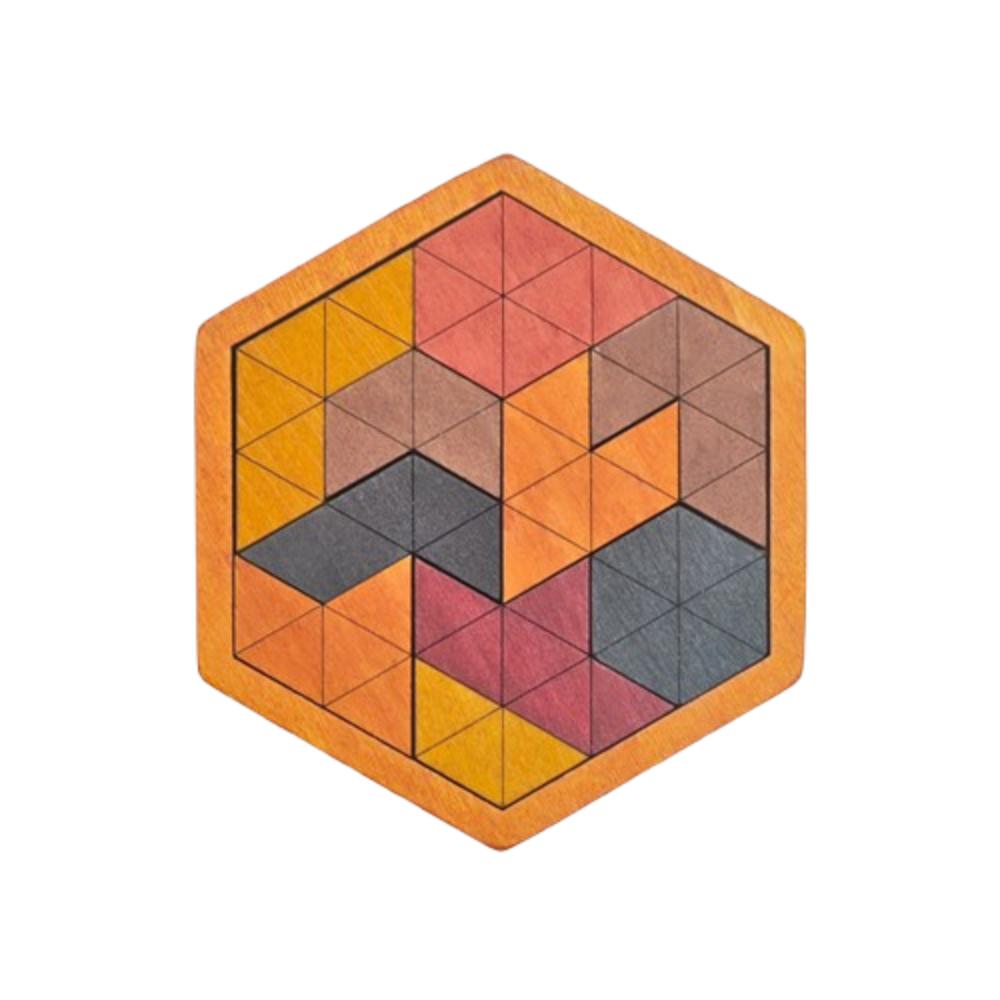 Challenges Wooden Tangram Puzzle Interactive Jigsaw Puzzle Board Boys Girls
