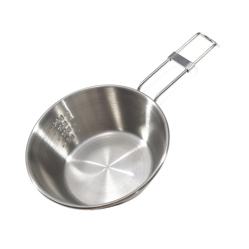 300 мл/550 мл нержавеющая сталь складная миска для кемпинга на открытом воздухе многофункциональная круглая миска для еды с ручкой