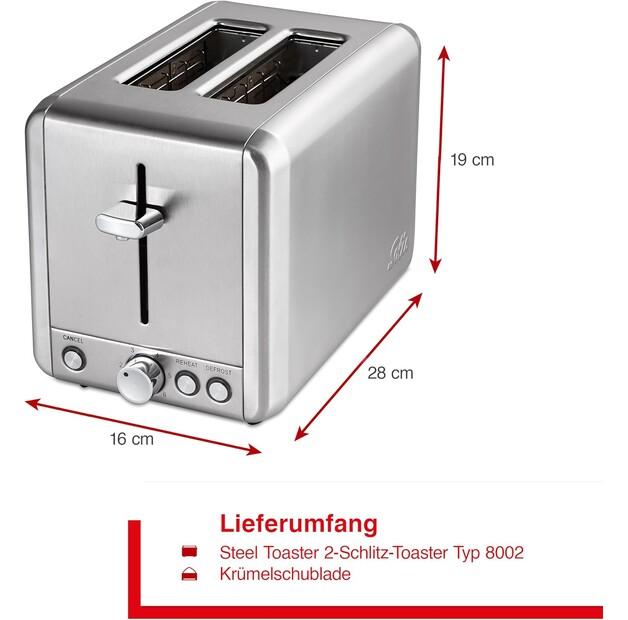 Тостер Solis Typ 8002 Steel (92012)