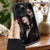 Чехол для телефона: 2D плоский, подходит для защитного чехла iPhone 18, 17, 16, 15, 14, 13, 12Pro, темноволосая девушка с лисьим лицом, идеальный подарок на Рождество и Хэллоуин