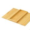 Sofa Arm Tray Non Slip Bottom, Flexible Rectangle Foldable Wooden Couch for Dessert, Snacks