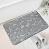 Heart-shaped Engraving Bathroom Mat Bath Non-slip Carpets In Wash Basin Bathtub Side Floor Rug Shower Room Doormat Memory Foam 3D Pad