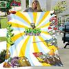 Игры-головоломки P-plant Vs Z-zombiee Фланелевое детское одеяло Декоративное одеяло для дивана и кровати Портативное одеяло Полотенце для ванны Подарок