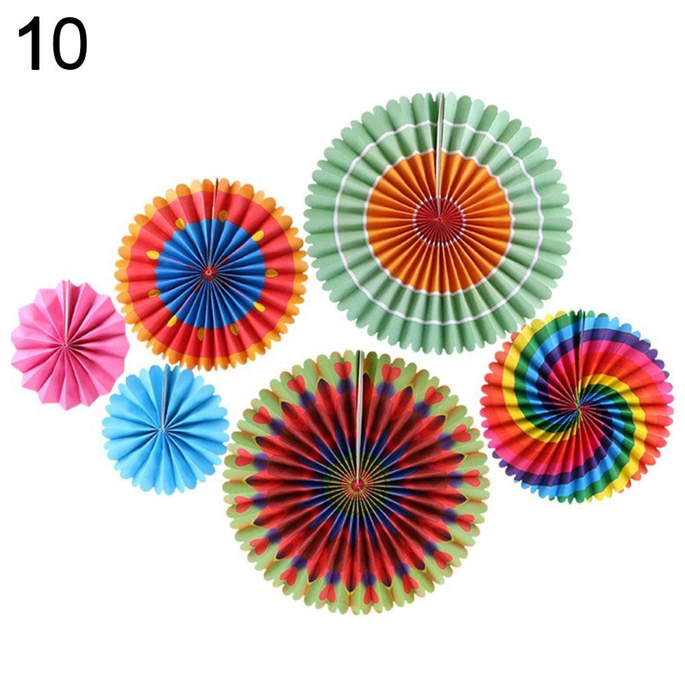 Decorations Birthday Decor Supplies Flower Paper Crafts Paper Fan Flowers Wedding Fans Tissue Paper
