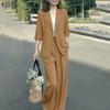 Women Long Sleeve Blazer and Pants Casual Two Piece Suit Sets