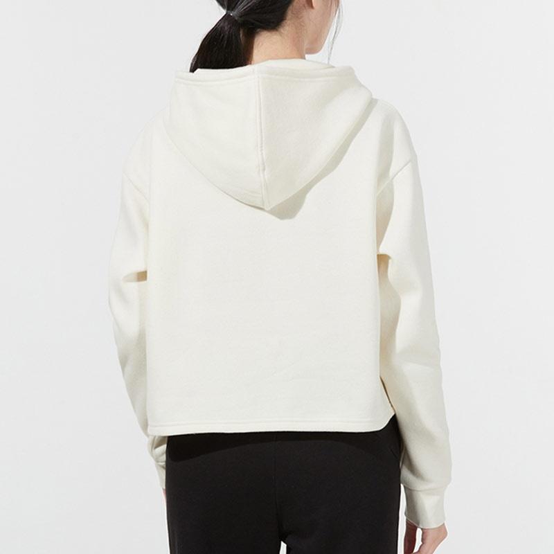 (WMNS) PUMA Essential Metallic Cropped Hoodie 'Beige' Women's 847673-73