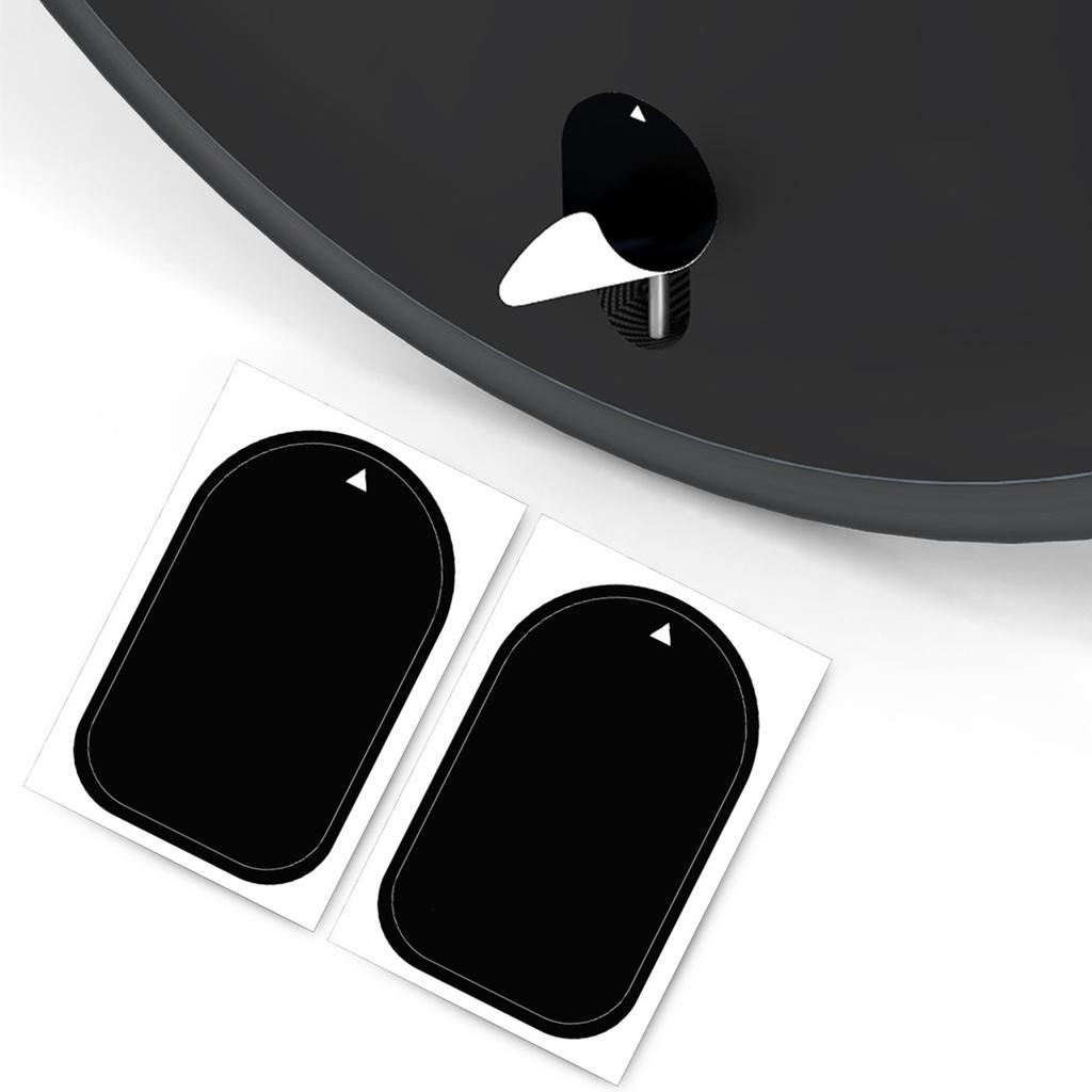 2/10Pcs Bike Disc Track Wheel Valve Sticker Dustproof Protective Sticker Bicycles Closed Wheelset Rim Valve Pad Sticker