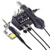 JCD 8898 Двухэкранная высокомощная станция для термофена и паяльника, настенное исполнение с постоянным контролем температуры.