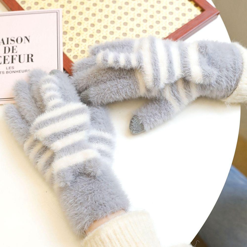 Женские перчатки Женские перчатки Cat Женские перчатки Шерстяные варежки Вязаные перчатки из кашемира