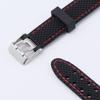 Silicone Strap for Xiaomi Smart Band 10 / 9 / 8, Black / Red