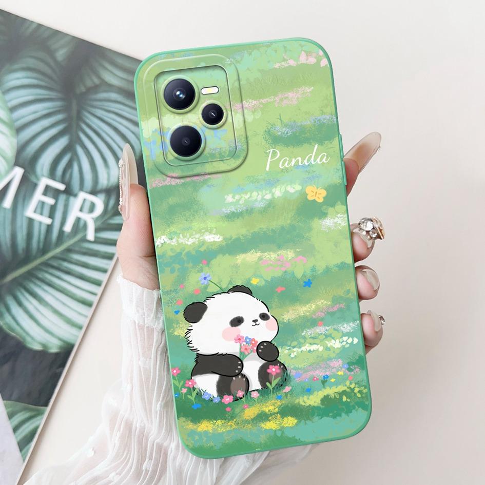 Чехол для Realme C35 Чехол для телефона Realme Narzo 50A Prime Милый мультяшный Защита камеры Мягкий Funda Для Realme Narzo 50A C 35 Coque