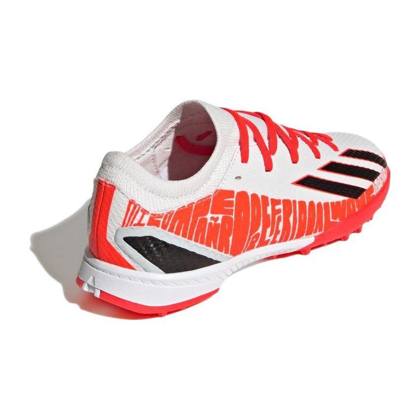 adidas X Speedportal Messi.3 TF J White Solar Red Детские кроссовки Cloud-White Core-Black GW8396