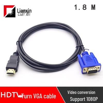 Кабель-адаптер HDMI на VGA 1080P, 1,8 м, в наличии