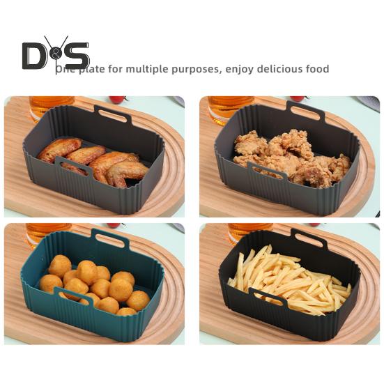 Многоразовый вкладыш для фритюрниц, не липкий, для пищевых фритюрниц, подкладка для воздухофритюрниц, горшок