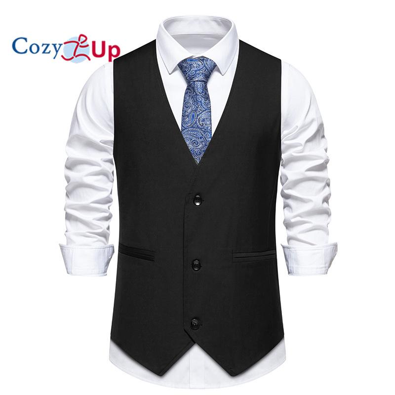 Уютный мужской деловой костюм, жилет, повседневный жилет, облегающий жилет, жилет