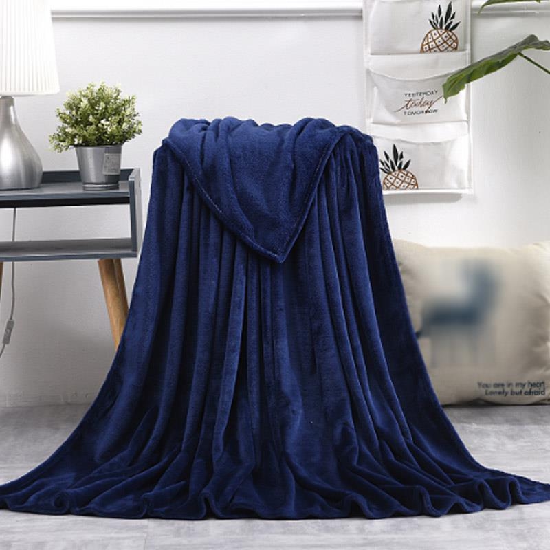 Теплое покрывало для зимнего дивана, фланелевые одеяла, одеяло из кораллового флиса, механическая стирка, плед, тонкая простыня