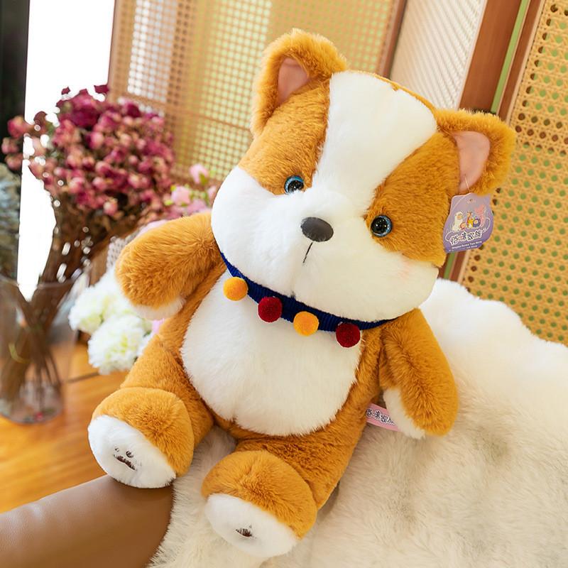 Corgi Cartoon Cute Dog Plush Toys Adorable Dolls Girls Children Gifts Birthdays
