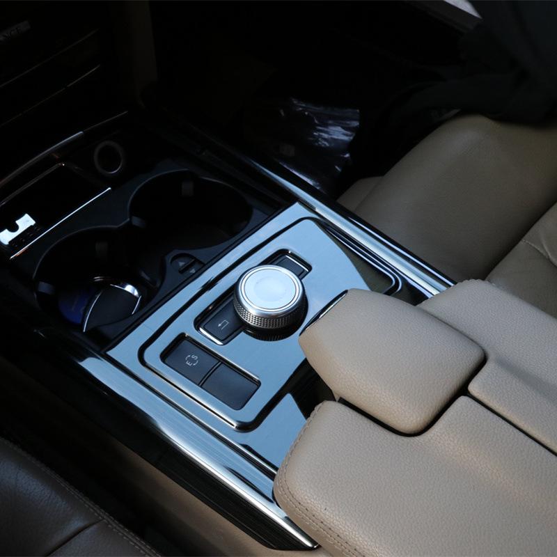 Подходит для 12-13 Mercedes-Benz E-Class E200L E260L E300L Панель мультимедиа центральной консоли Наклейка на интерьер